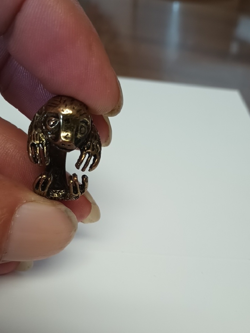 Bronze-tone Sloth Ring